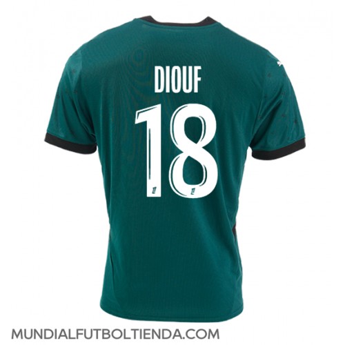 Camiseta RC Lens Andy Diouf #18 Segunda Equipación Replica 2024-25 mangas cortas